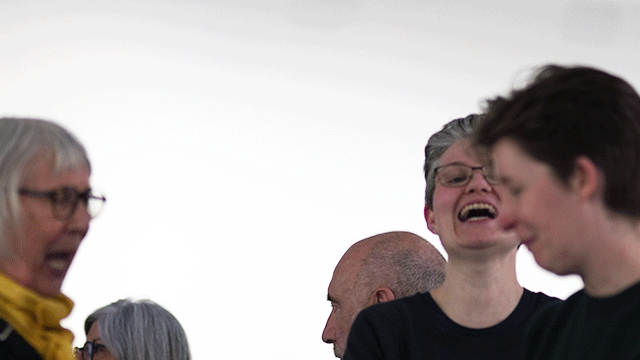 Laughing